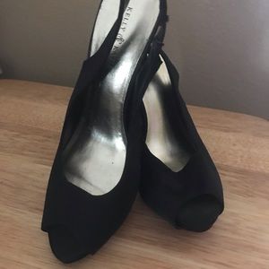 Kelly & Katie Peeptoe Slingback Pumps